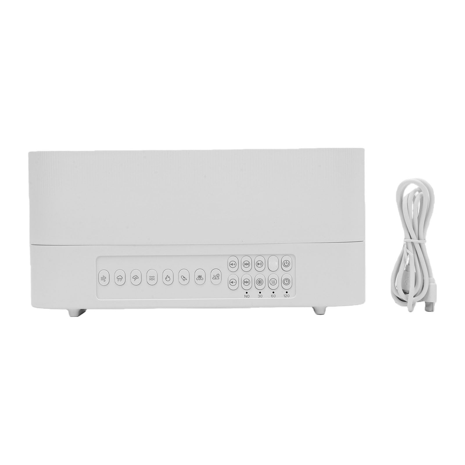 Luocute Macchina per Rumore Bianco da 260 Ml, Diffusore per Aromaterapia a | Umidificatore a nebbia fredda con altoparlante BT, timer di spegnimento automatico, per dormire in ufficio in camera da letto