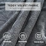 6FT,Oversized Bean Bag Chairs for Adults，Bean Bag Chair with Filler Included，Giant Bean Bag Chair Covered with Flannel Cover, Living Room Furniture, Suitable for Bedroom and Dormitory.(Dark Gray) - Image 5