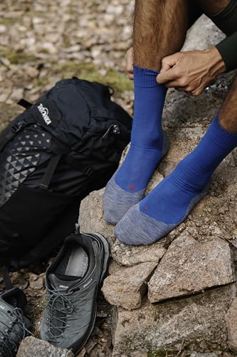 Image of FALKE Men's RU4 Endurance Wool Running Socks, Medium Cushion, 1 Pair