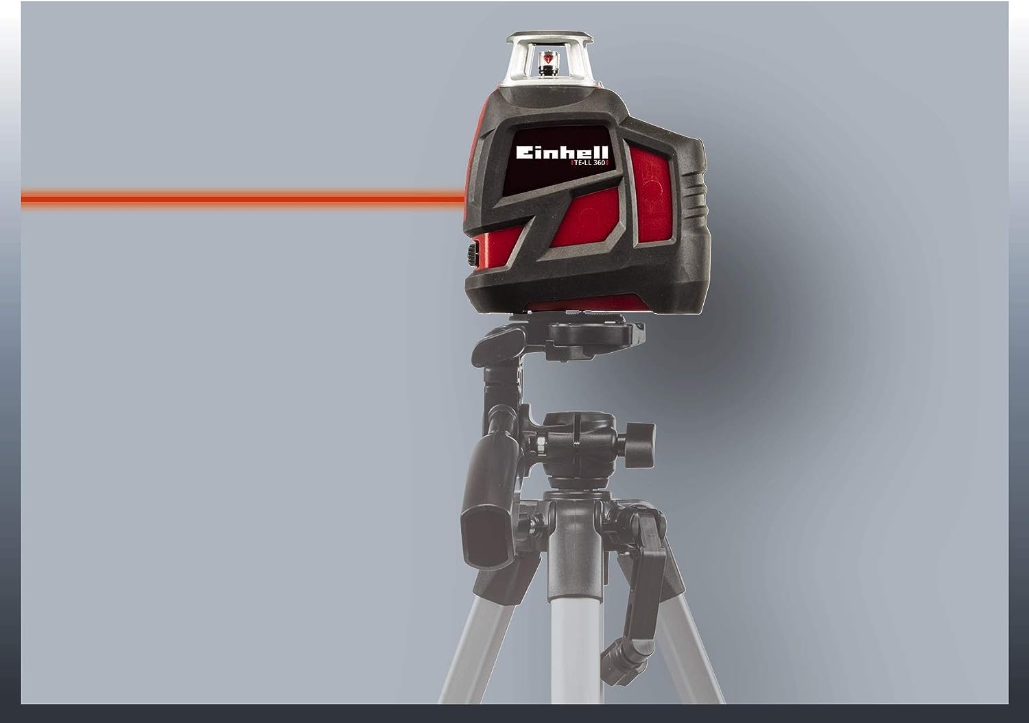 Einhell Laser 360° TE-LL 360 (laser a croce, linea laser orizzontale/verticale e orizzontale a 360°, autolivellante, incl. supporto a parete, borsa), nero