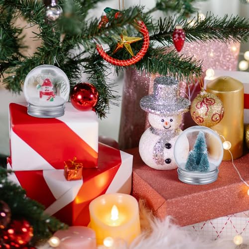 Bolas de plástico transparente con cierre de rosca seguro para manualidades creativas de niñas 5