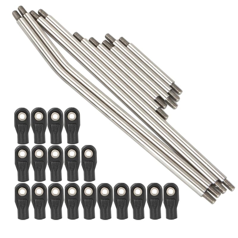 LCG Girder Frame Stainless Steel Linkage Link Rod Pull Rod for 1/10 RC Crawler Axial SCX10 Capra LCG Rails Chassis