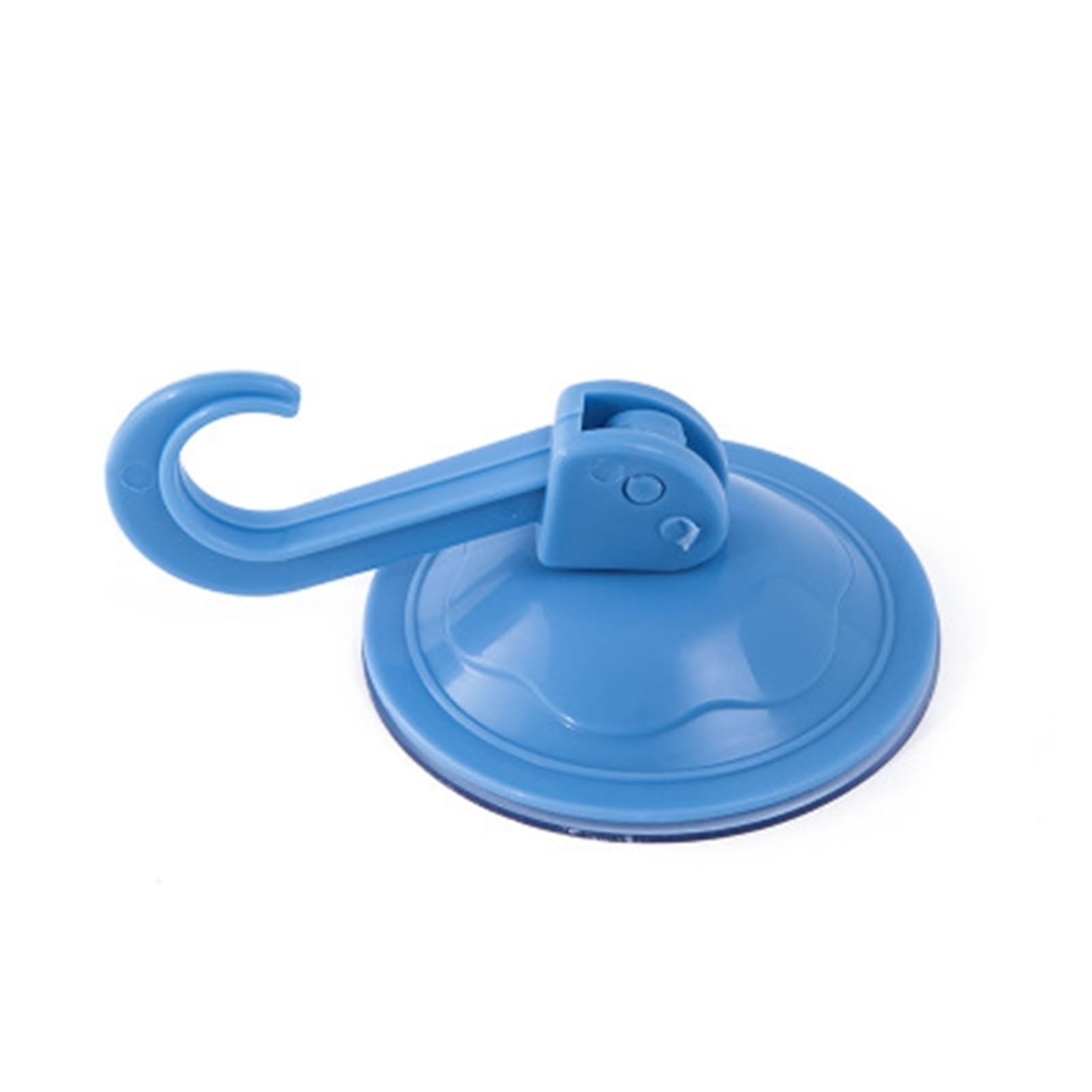 HRXEXSBAM 2PCS Strong Waterproof Suction Cup Hooks, Vacuum Suction Towel Hangers for Bathroom Kitchen(Blue)