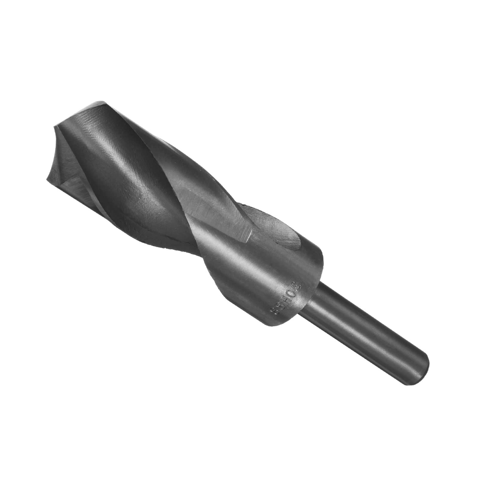 Reducido Vástago Taladro, 30mm Corte Filo 1/2" Vástago, Nitruro Recubierto Alto Velocidad Acero 9341 Torsión Perforación Brocas - (Aplicaciones: para Metal Madera)
