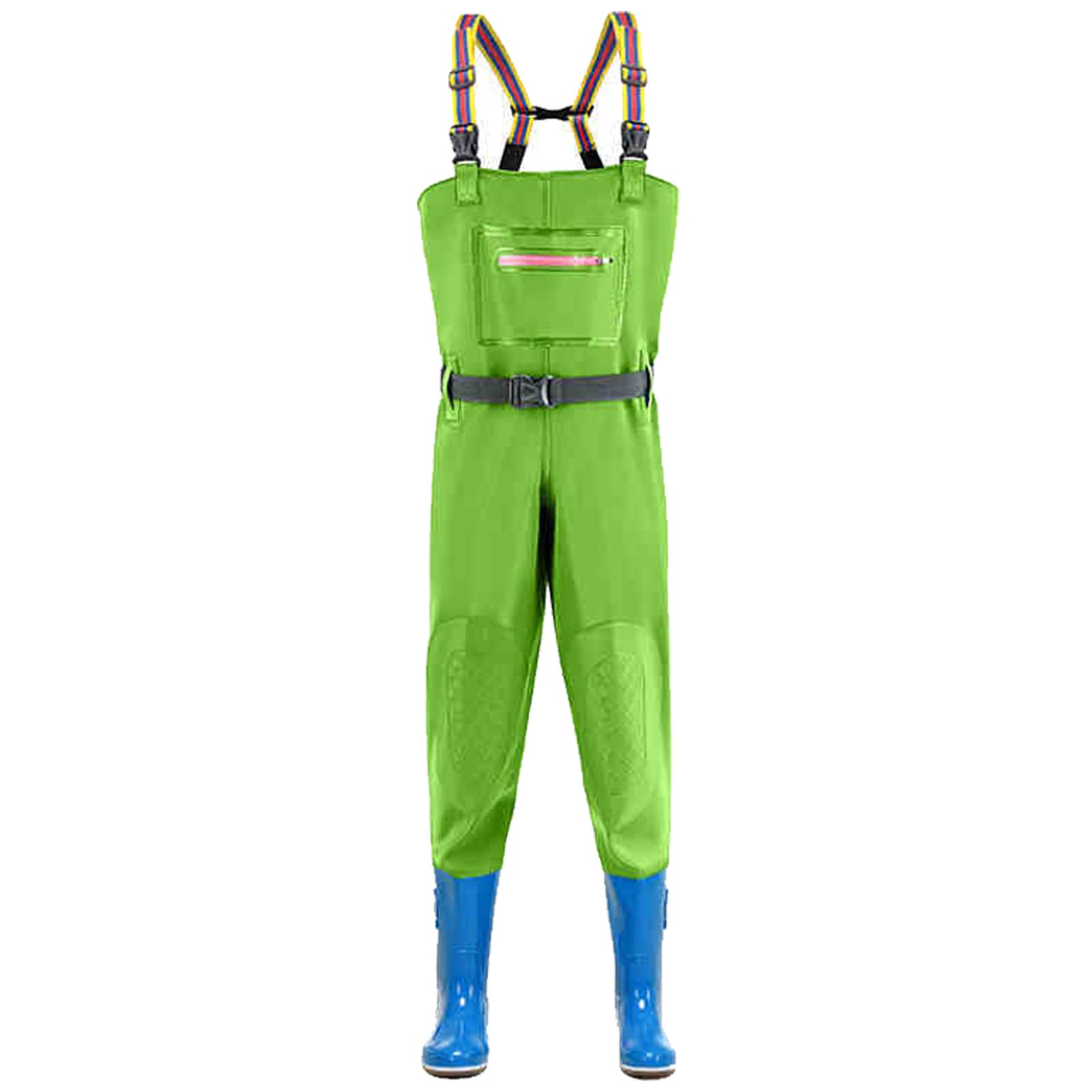 Vadeadores de Pesca,Vadeadores de pecho impermeables,Vadeadores de Pesca y Caza,Pvc Vadeador,Pantalones de estanque,Transpirables,Con Botas,Antideslizantes,Para Mujeres,Caza,Granjas