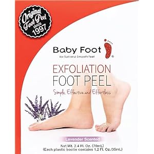 Baby Foot Peel Mask-Original Exfoliant Foot Peel-Callus Remover for Rough Cracked Dry Feet-Dead Skin Remove-Foot Peeling Mask for Baby Soft Feet – Lavender Scented