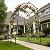 7Ft Adjustable Garden Arch Trellis for Climbing Plants Outdoor, Heavy Duty Rustproof Stainless Steel Cucumber Trellis for Raised Beds, Tall Metal Plant Support for Tomato, Squash, Beans, Flowers