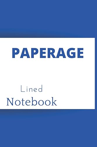 paperage lined notebook 6x9 inches 110 pages 6x9 inches 110 pages