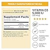 NatureWise Vitamin D3 5000iu (125 mcg) 1 Year Supply for Immune Support, Healthy Muscle Function, and Bone Health - Non-GMO, Gluten Free in Organic Extra Virgin Olive Oil, (Mini Softgel), 360 Count #5