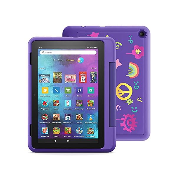 Introducing-Fire-HD-8-Kids-Pro-tablet-8-HD-ages-612-32-GB-Doodle Amazon Fire HD 8 Kids Pro tablet, 8" HD, ages 6–12, 32 GB, (2021 release), Doodle