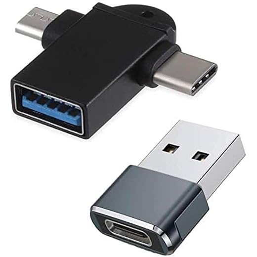 USB Adapter Pack - 2 in 1 High Speed Data Transfer