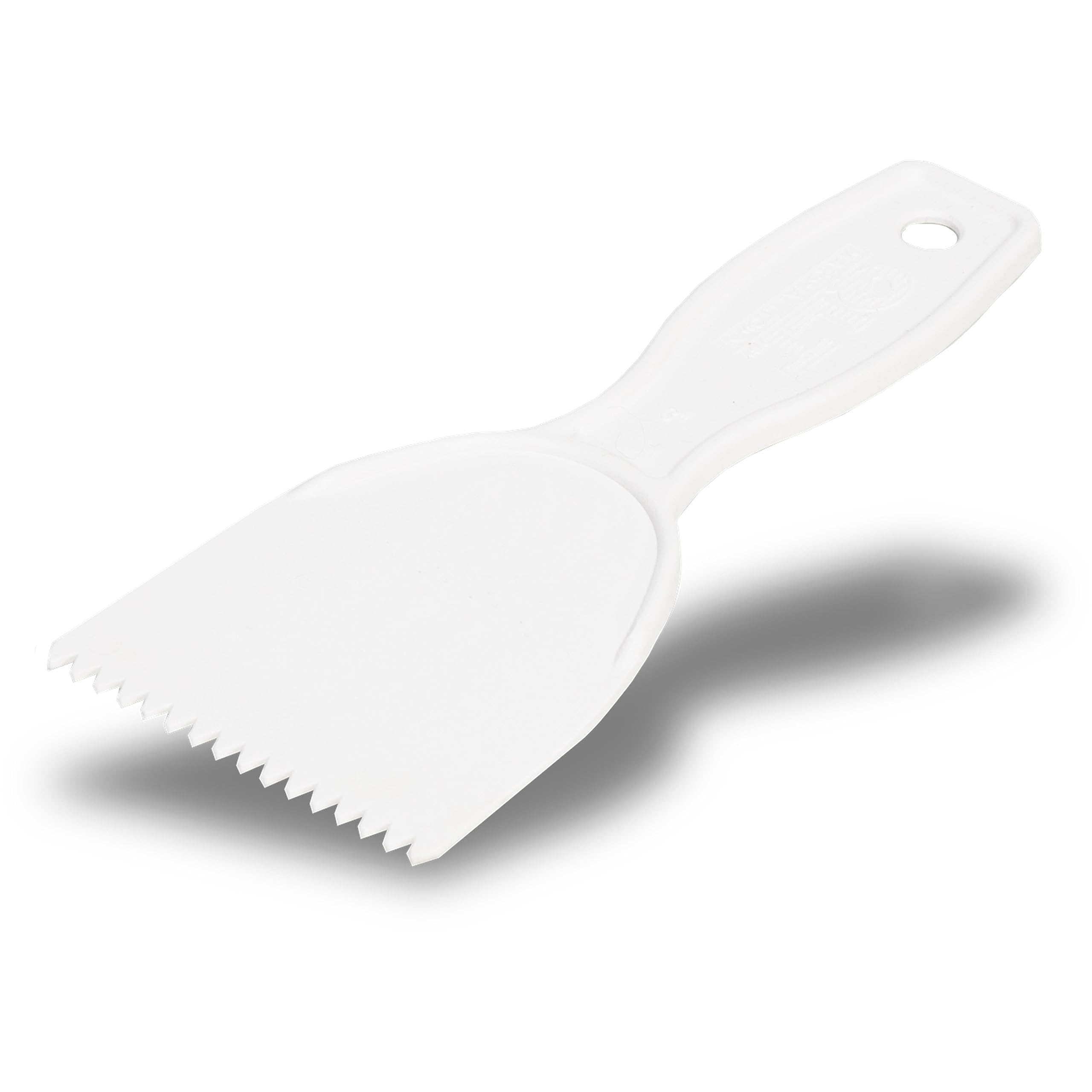 MarshalltownHandled Notched Spreaders, V-Shaped 3 Millimeter Y-Notch | 1.5 Millimeter Z-Notch | 3 Millimeter X-Notch, Curved Handle Style, Made in the USA, PNS1816V