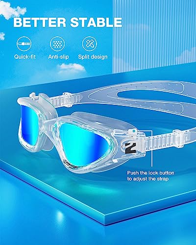 Image of ZIONOR Swim Goggles, G1 SE Swimming Goggles Anti-Fog for Adult Men Women