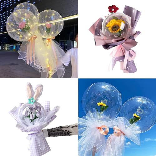 Machine de remplissage de ballons 17" avec pompe à air et expanseur pour cadeaux - 3