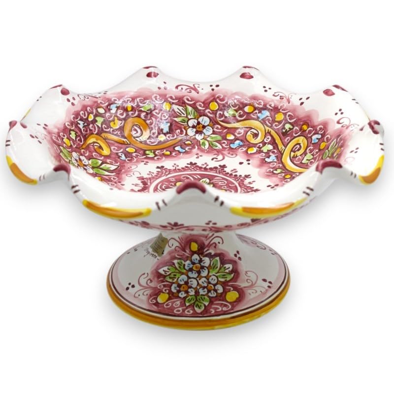 Grand Bol à Fruits Céramique 30cm Stable et Durable Contre les Tables Monotones