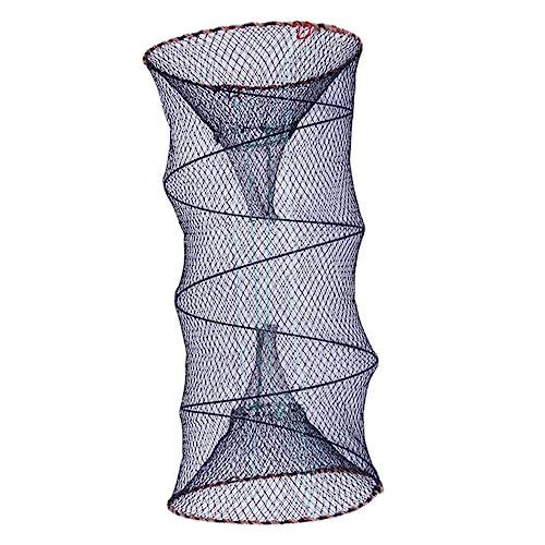 Abaodam Portable Foldable Fishing Net Mesh Trap for Crab Lobster Shrimp and Crawfish Lightweight and Compact Design for Saltwater Freshwater Fishing
