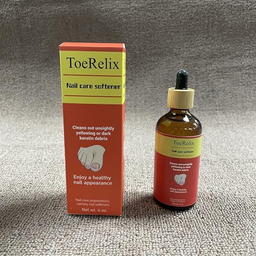 ToeRelix Nail care softener,Nail Treatment,Strengthens Nails, Softens Cuticles - Daily Repair Care. Fast Drying, Contains Aloe and Chamomile
