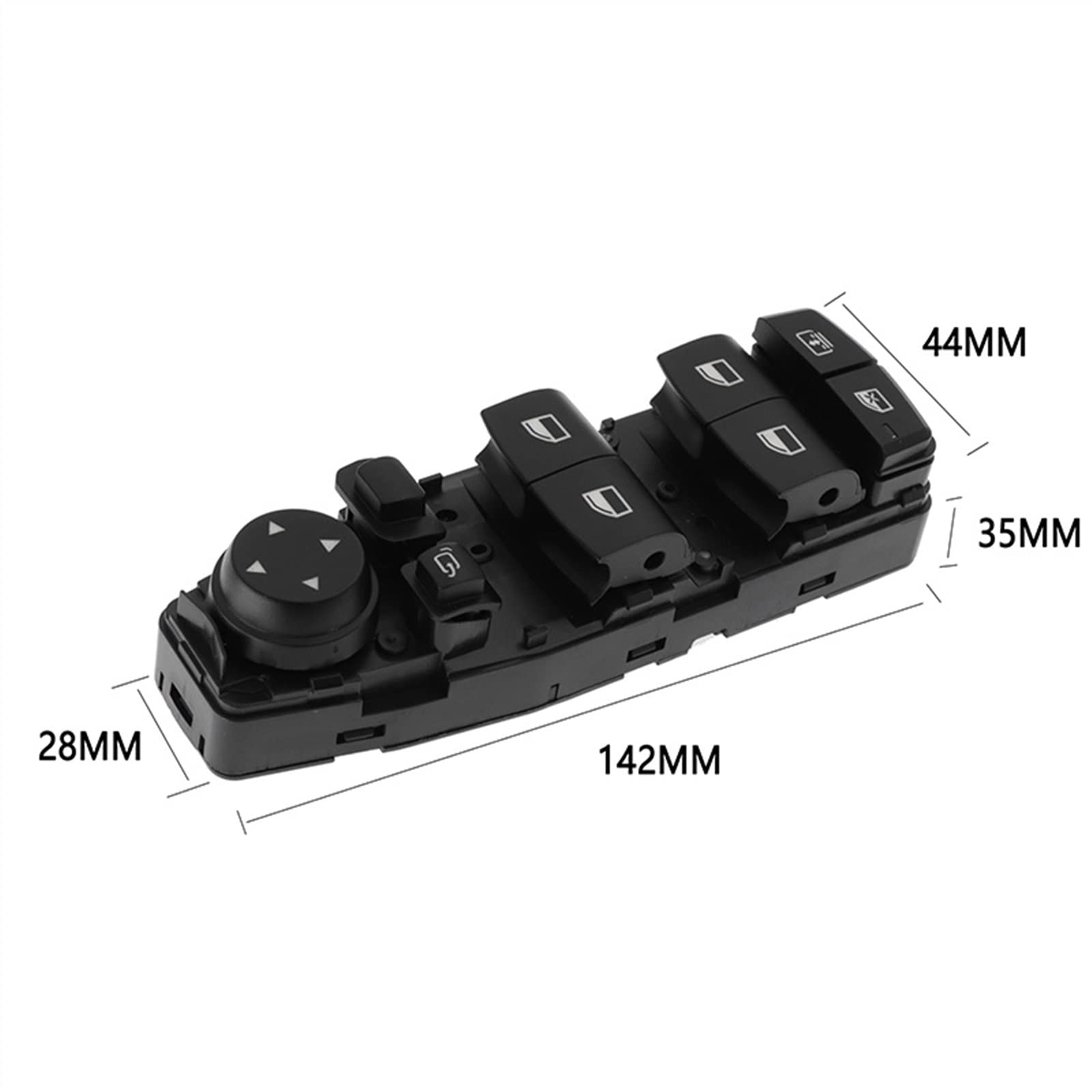 Bouton Lève-vitre électrique Double Pour Renault Clio 4, Captur, Kangoo 3… - Réf. 254118722R - 8