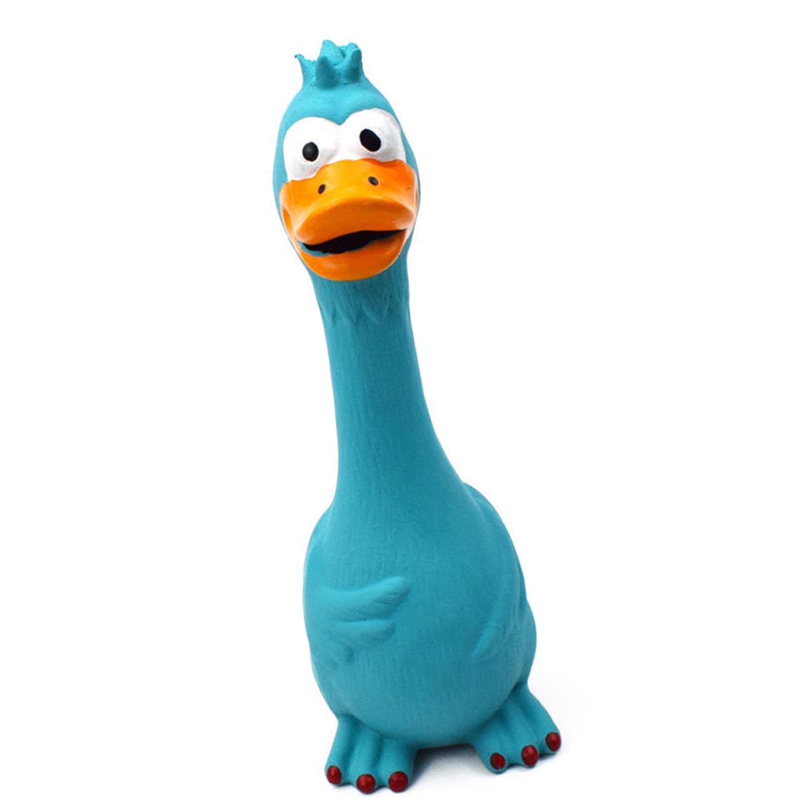 Dog Squeeze Squeaky Chicken Toy Fun Bite Resistant Toy for Small Medium Large Dogs Promoting Health (Blue)