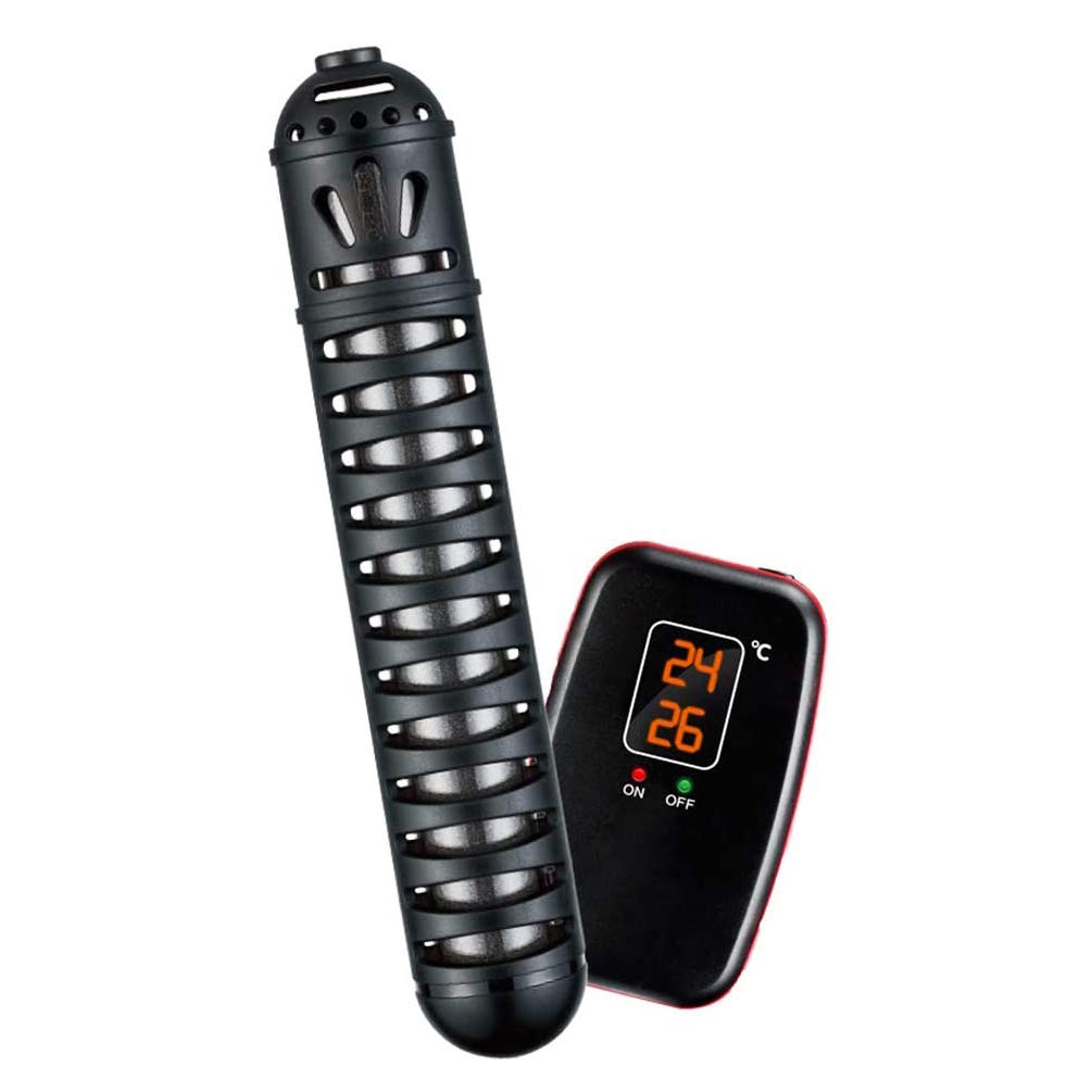 GZD Peces de Acuario Tanque Calentador, Ultra-Corta Cuarzo Cristal del Acuario Calentador de Rod, Controlador de Pantalla del termostato del Calentador Sumergible LED Digital,500W