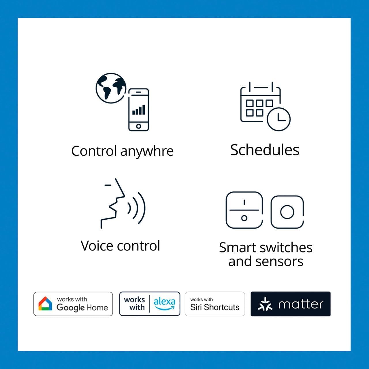 WiZ lampe à poser portable Wi-Fi couleur SQUIRE Wi-Fi 2200-6500K, Blanche, fonctionne avec Alexa, Google Assistant et Apple HomeKit