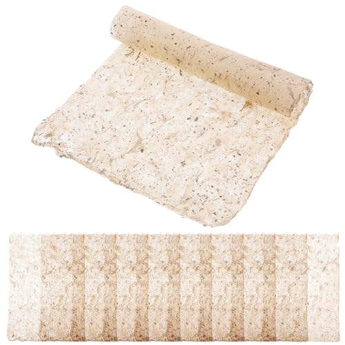 Papel de arroz khaki OFFIGAM para manualidades y acuarela con textura delicada
