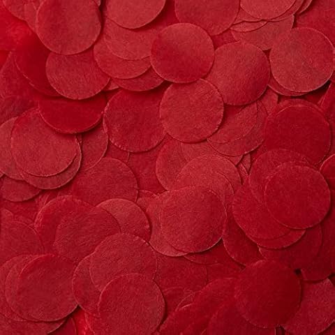 10000 Pieces Tissue Paper Confetti 0.59 inch Red Table Confetti Dots for Wedding Birthday Party Baby Shower Cover