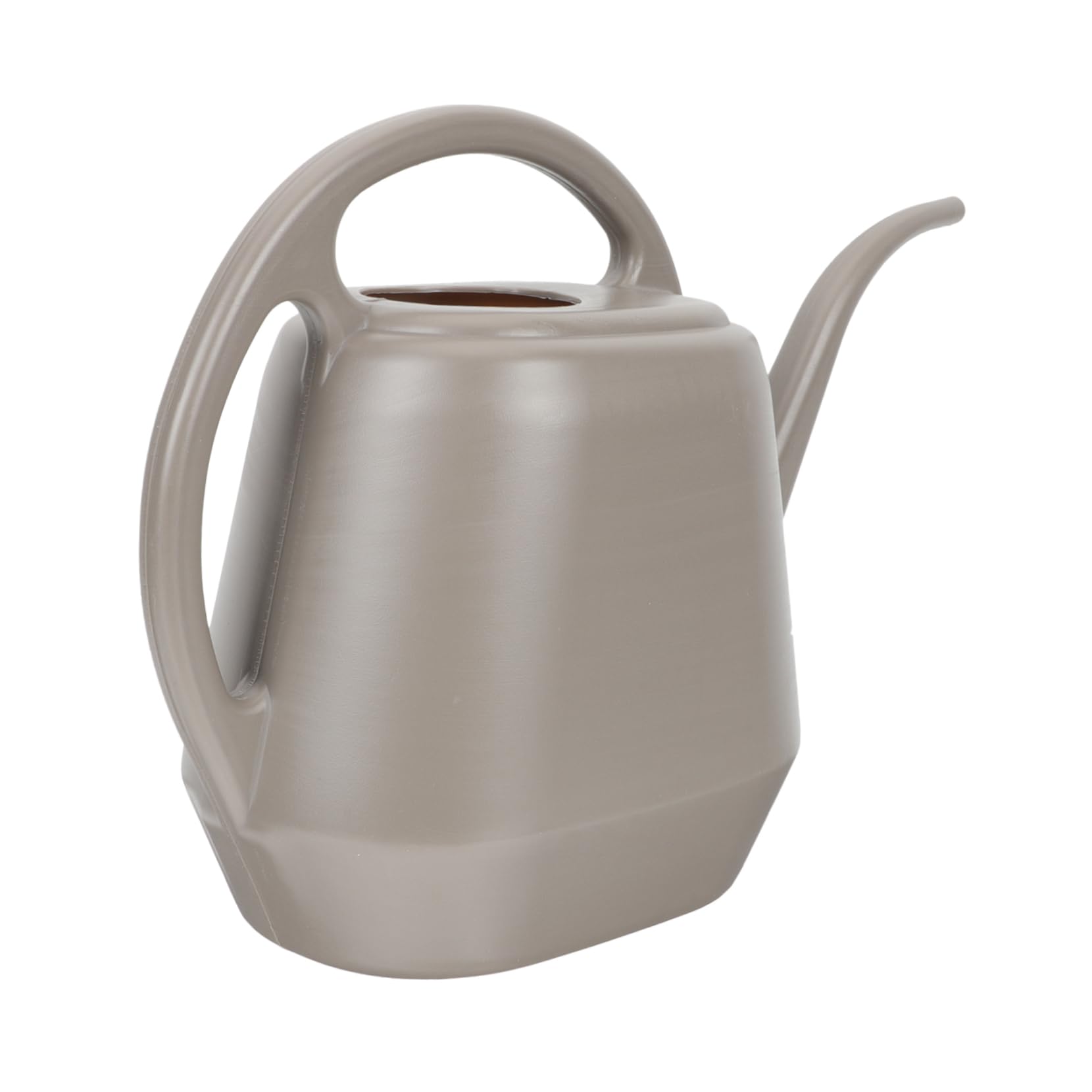 Regadera de Largo Pico 4l de Abs Color Café para Plantas | Riego de Suculentas, Uso Interior y Exterior, Formato Práctico para Jardín