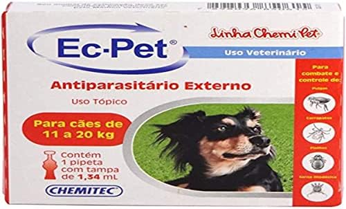 O Guia Moderno para Proteger Seu Pet de Pulgas e Carrapatos 15 Antipulgas e Carrapatos Ec-pet Chemitec Pipeta 11-20kg