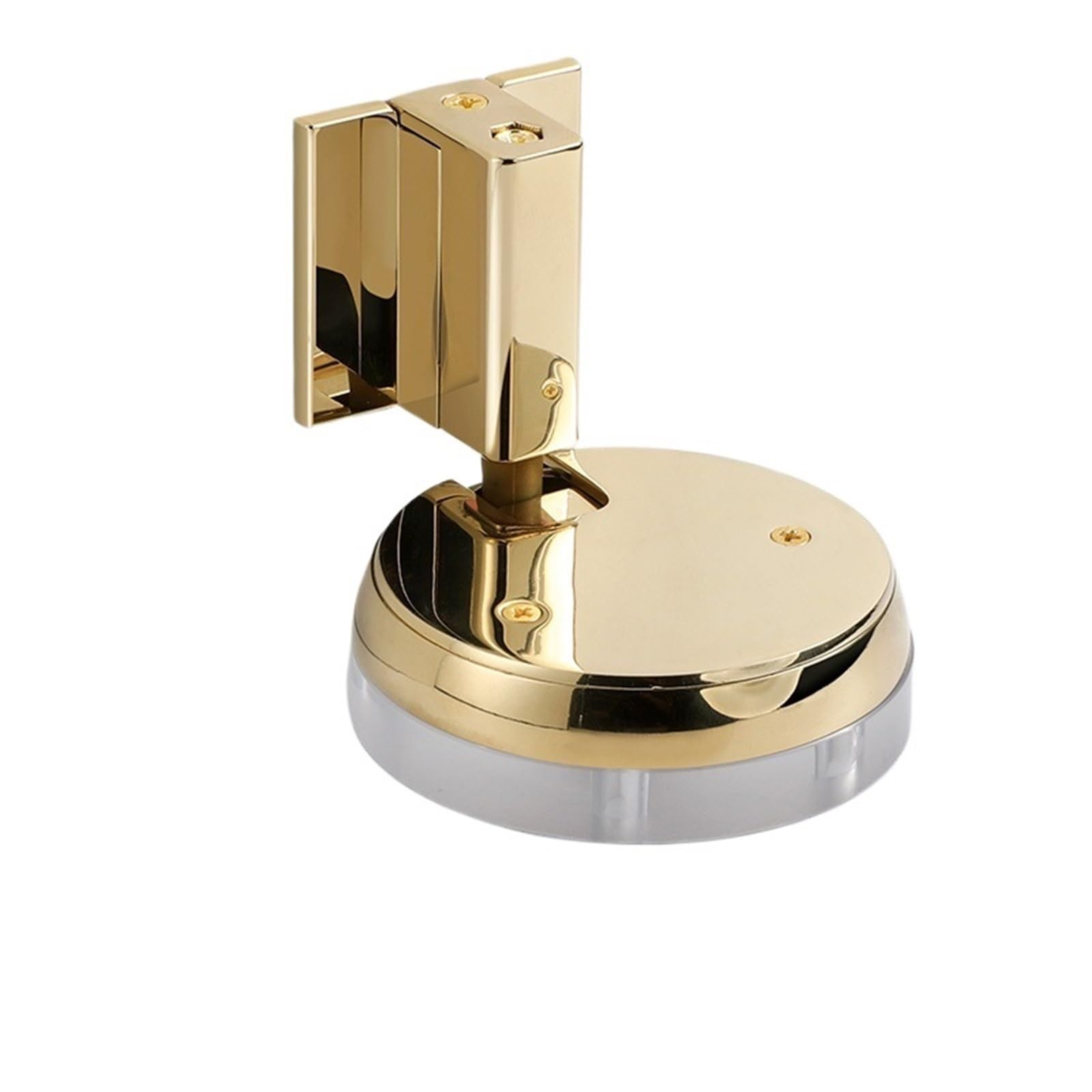 Door Stop Non-Punch Door Stop Water-Proof Zinc Alloy Stopper Holders Nail-Free Mechanical Doorstop Furniture(B - Gold)
