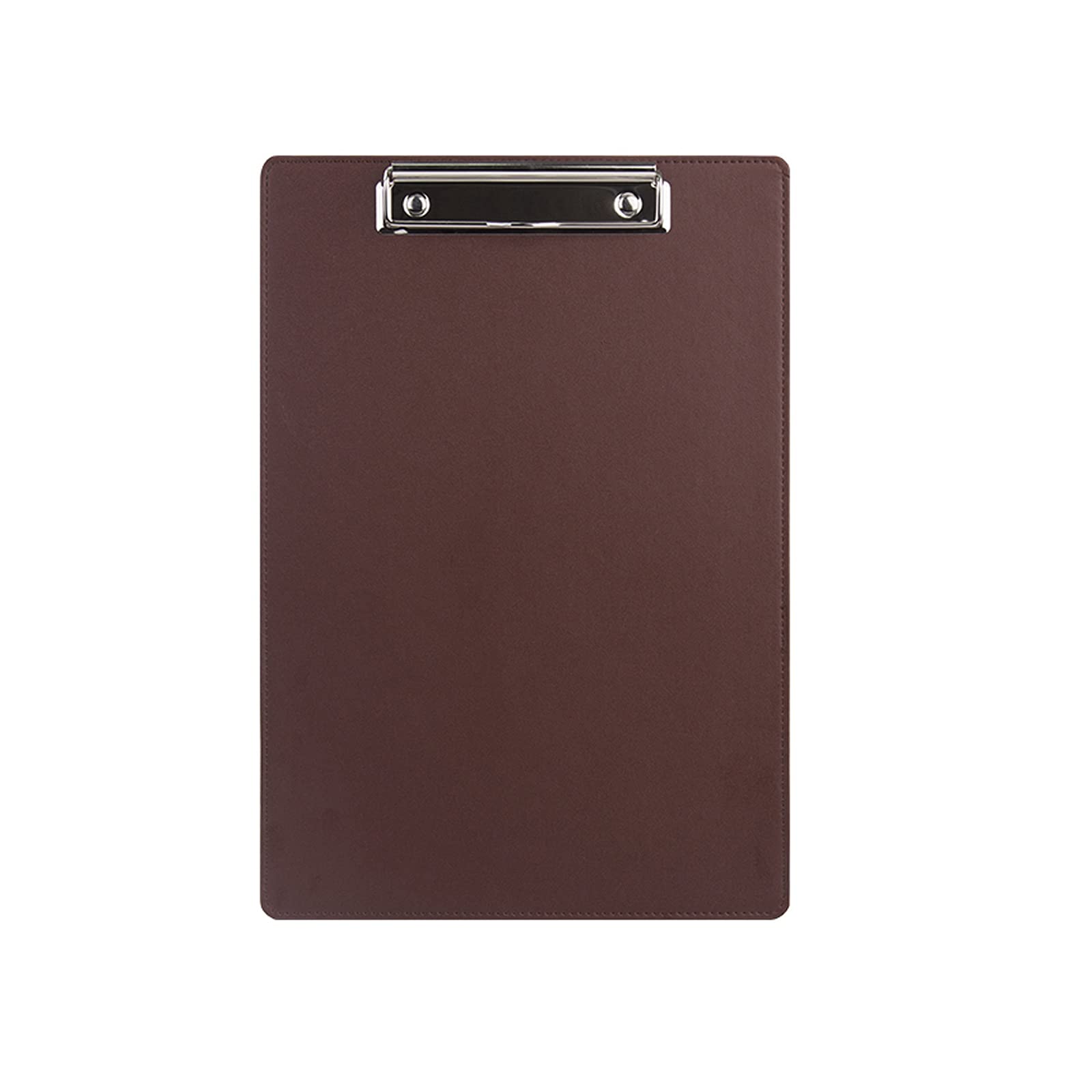 Ringbuch/Klemmbrett A4 Business Clipboard Multi-Color-Schreibbrett mit Metall-Clip-Datei Sortierbinder kann 100 Blätter Druckpapier-10-Packungen halten Präsentation (Color : Bruin)