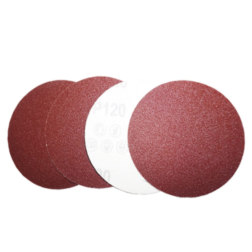 100 sztuk 4-cal 100mm uciekający papier ścierny papier ścierny z powrotem uciekający okrągły papier ścierny szlifowanie drewna, 150#