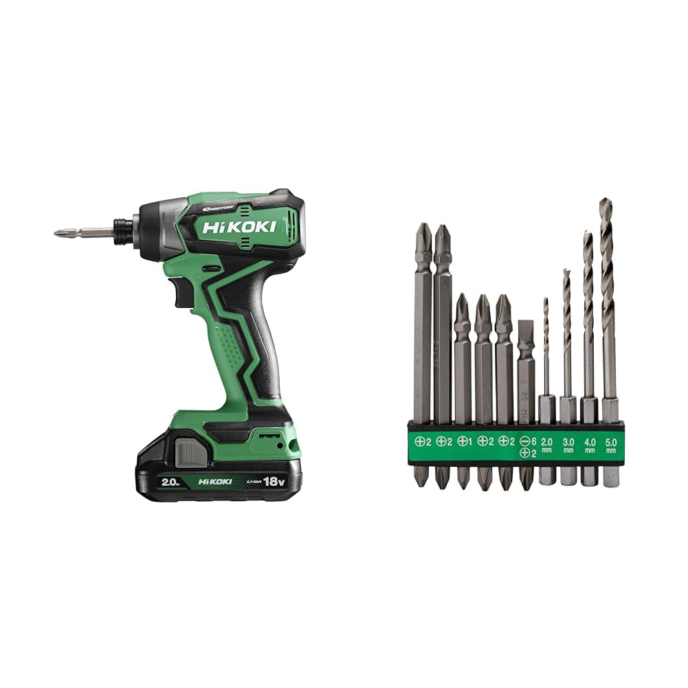 バッテリー2点セットハイコーキ18V インパクトドライバWH18DD