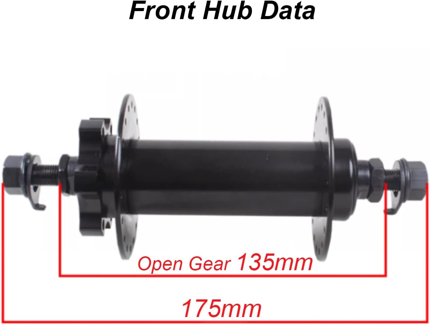 Fat Tire Bike Wheelset - Aluminum Alloy Front & Rear Wheels, 36H, Disc Brake Hubs, Compatible with 6/7/8/9/10 Speed, Durable & Lightweight for Off-Road Cycling