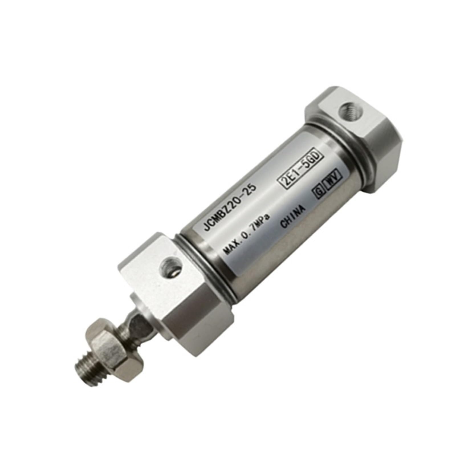 Vérin pneumatique JCM double action résistant aux fuites d'air