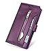 FLYEE Compatible with iPhone 11 (6.1 inch,2019 Release) Wallet Case for Women and Girls with Card Holder,10 Card Slots Premium Leather Zipper case Kickstand Magnetic with Wrist Strap-Purple