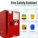 16 Gallon Flammable Storage Cabinet 35.5