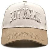 Bofemgt Boy Mama Hat- 3D Embroidered Mom Hat Adjustable Cotton Baseball Caps for Women Khaki