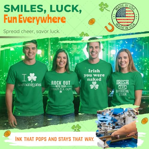 Feelin Good Tees T-shirt de l'équipe irlandaise de la St Patrick - - Taille L – vue 5