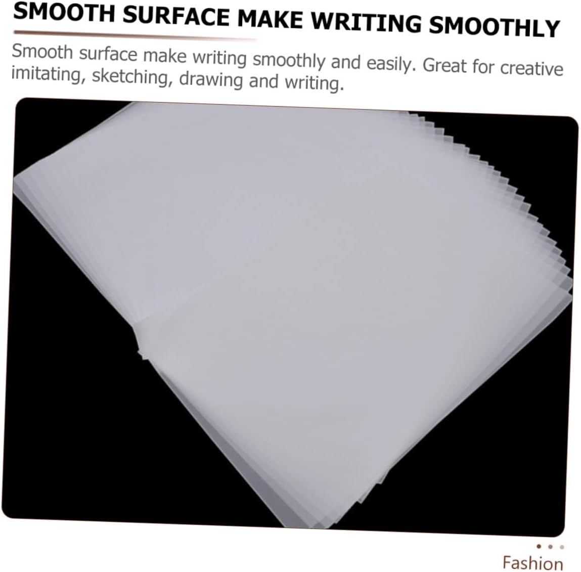 KONTONTY 5bags Translucent Tracing Paper of Calligraphy and Drawing Paper for Sketching Art and Handwriting Supplies for Beginners and Students