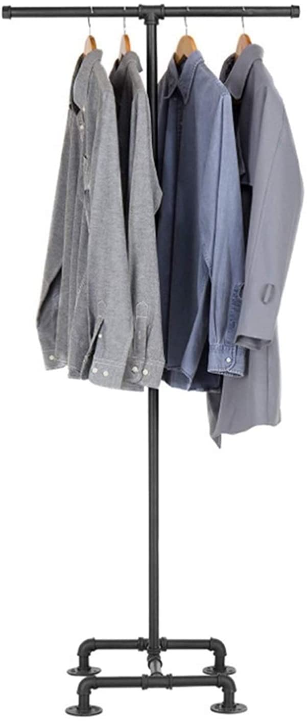 Porte-manteau industriel pour organiser les vêtements de chambre au quotidien