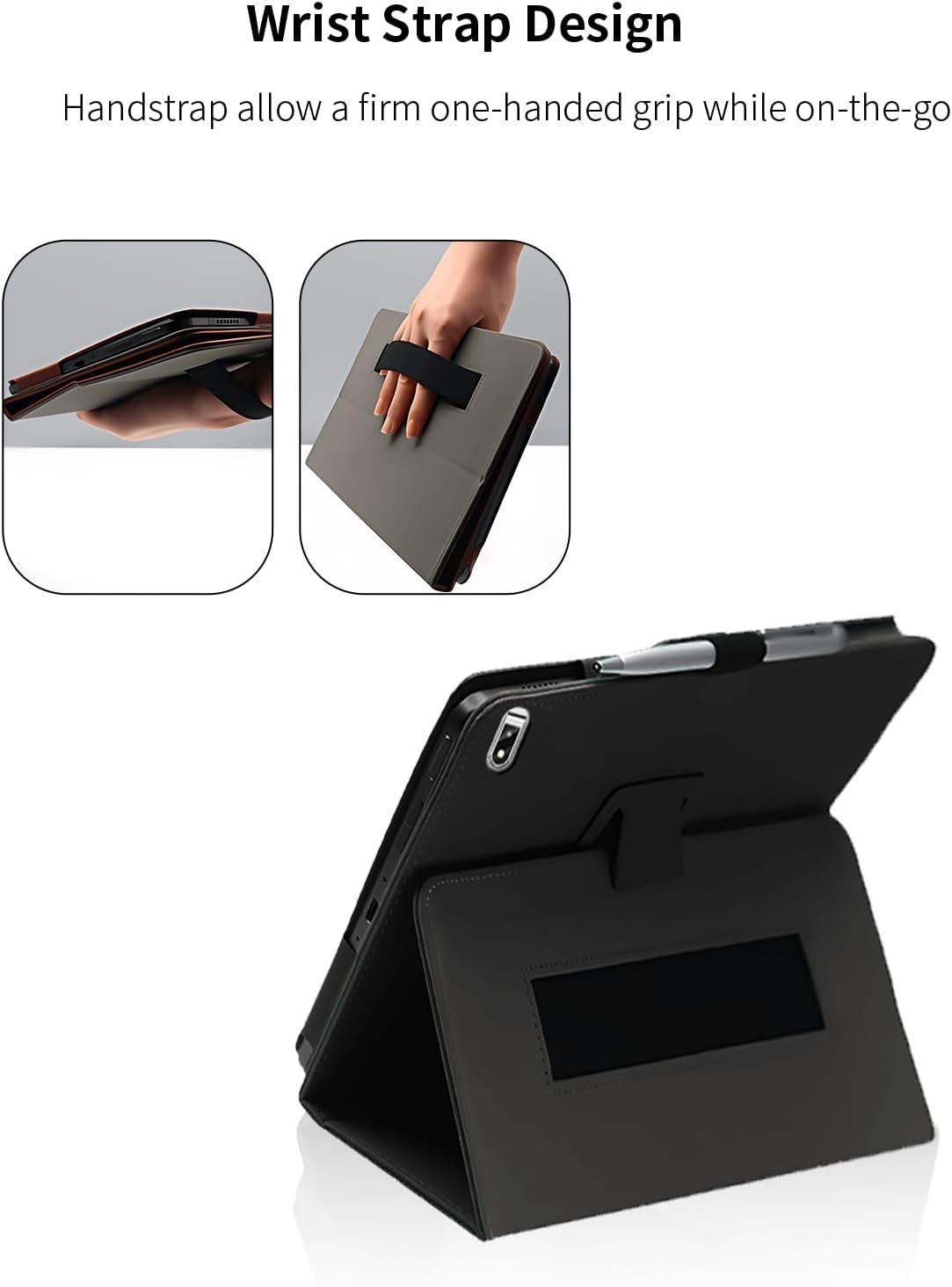 TPZ t10b Tablet Case with hand strap in use
