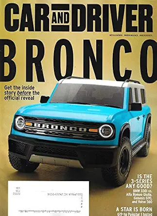 Car and Driver Magazine (February 2020) Ford Bronco Is Back