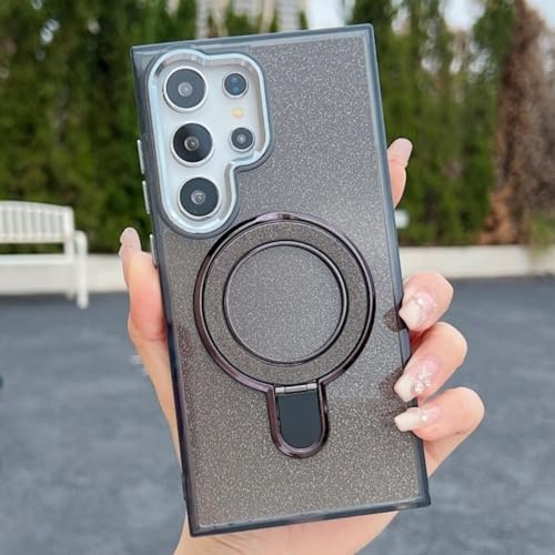 Coque magnétique avec anneau pour Galaxy A05s noire antichoc