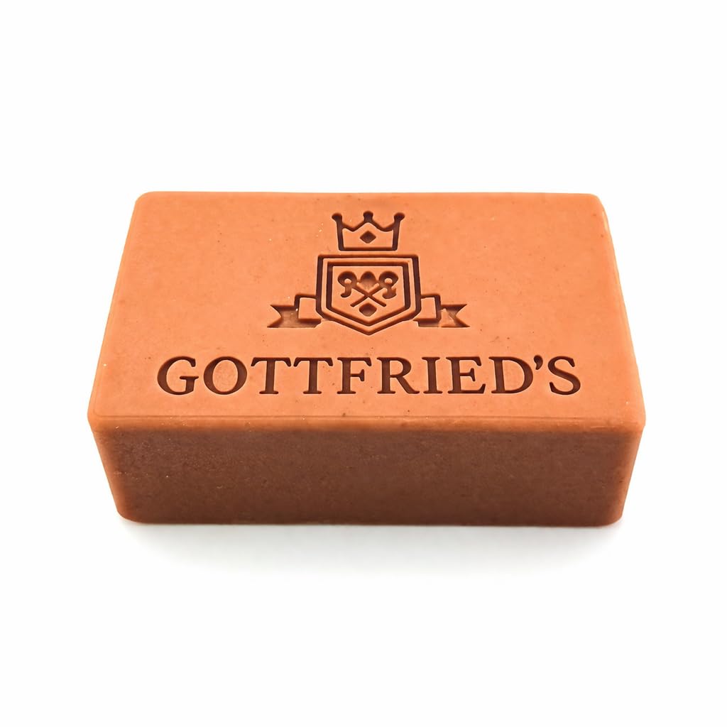 Gottfried's | Cedarwood & Musk luxury soap. HERITAGE Genre, 150 grams, sophisticated harmony of marine and green notes, highlighted by refreshing mint, handcrafted soap (1 Pack)