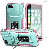 coque iphone 6s plus cdiscount Livré avec un protecteur d'écran en verre trempé HD, compatible avec iPhone SE 2022 / iPhone SE3 / iPhone SE (3ème génération) i / Phone SE 2020 / iPhone 7 2016 / iPhone 8 2017 / iPhone 6 / iPhone 6S 4,7
