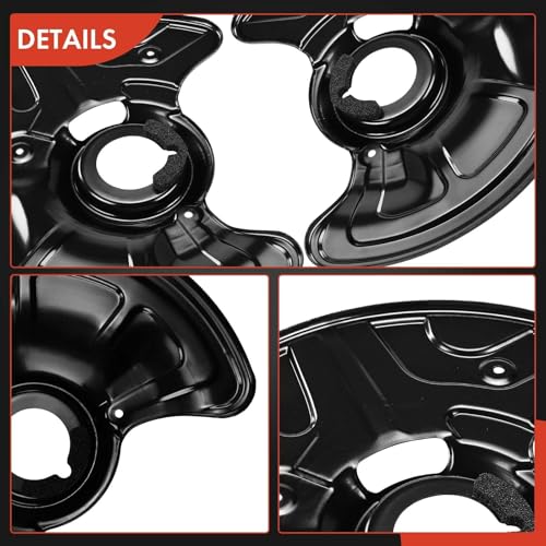 A-Premium Front and Rear Side Brake Dust Shield Compatible with Mercedes-Benz Models - SL500 2003-2006, SL550 2007-2012, CLS500 2006, CLS550 2007-2011, E320 2003-2009, E350, E500, E550-4-PC Set by A-Premium - Image 7