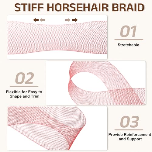 Crin de cheval pour robe de danse et création de chapeaux