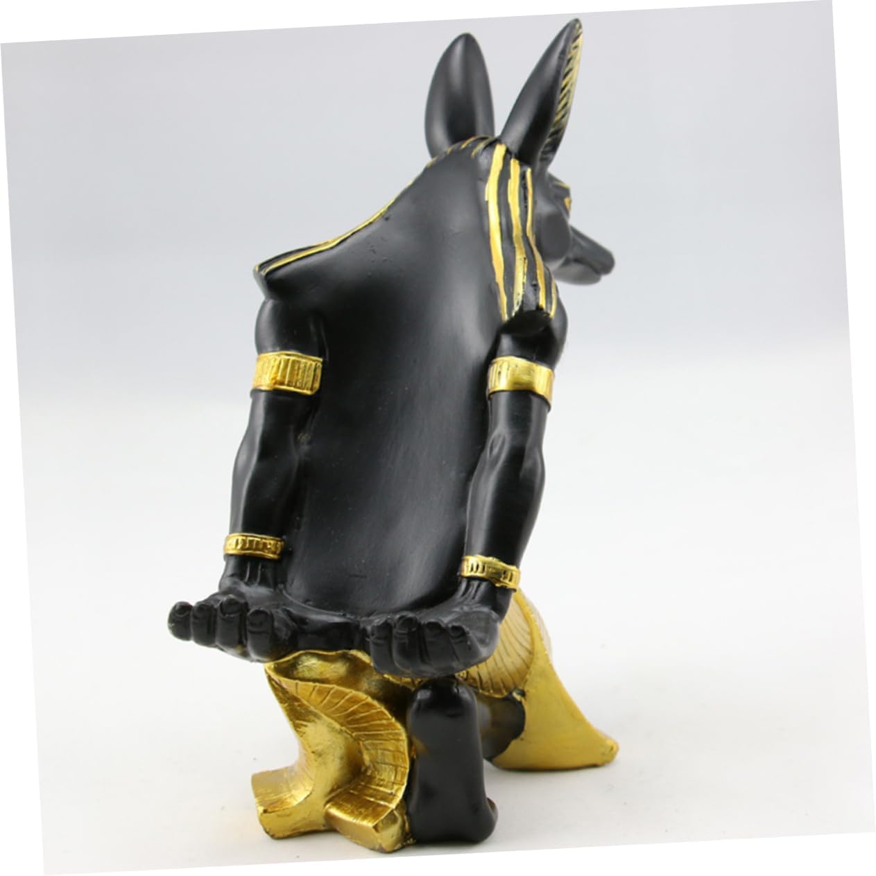 2Pcs Creative Anubis Wine Rack Storage Holder for Home Bar Elegant Red Wine Display Stand Unique Design for Parties Restaurants and Hotels