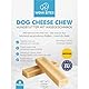 WOW BITES Premium Kaukäse für Hunde – Langer Kauspaß aus natürlicher Milch – Kaukäse Hundeknochen - Mittel Käsestangen – (225 g, 3er Pack, M)